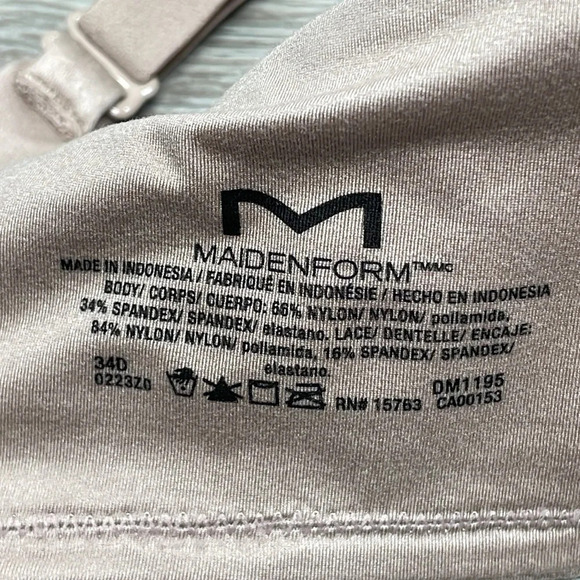 NWT Maidenform Comfort Devotion Your Lift Underwire Lace Bra (DM1195) 34D - Picture 6 of 13